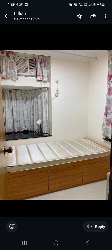 Bedroom available in 3 Bedroom flat  (WhatsApp 951 46 851 ) I can't message you because basic.  Contact me here  - 荃灣 - 房間 (合租／分租) - Homates 香港