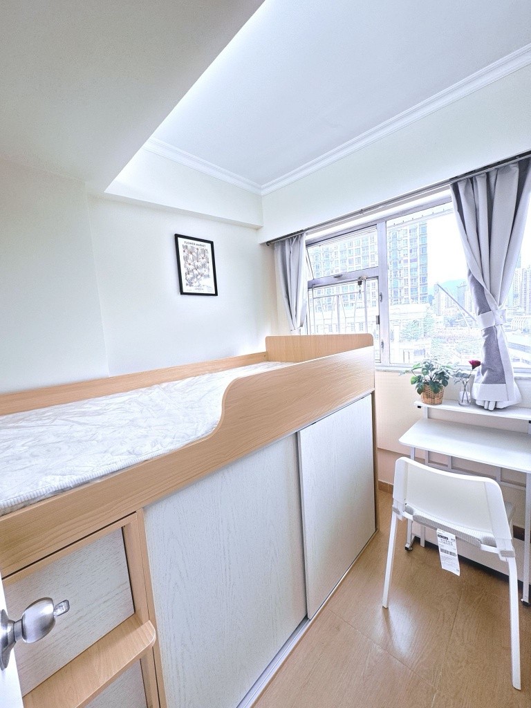 高鐵站旁邊靚裝修房間出租 - Jordan/Tsim Sha Tsui - Bedroom - Homates Hong Kong