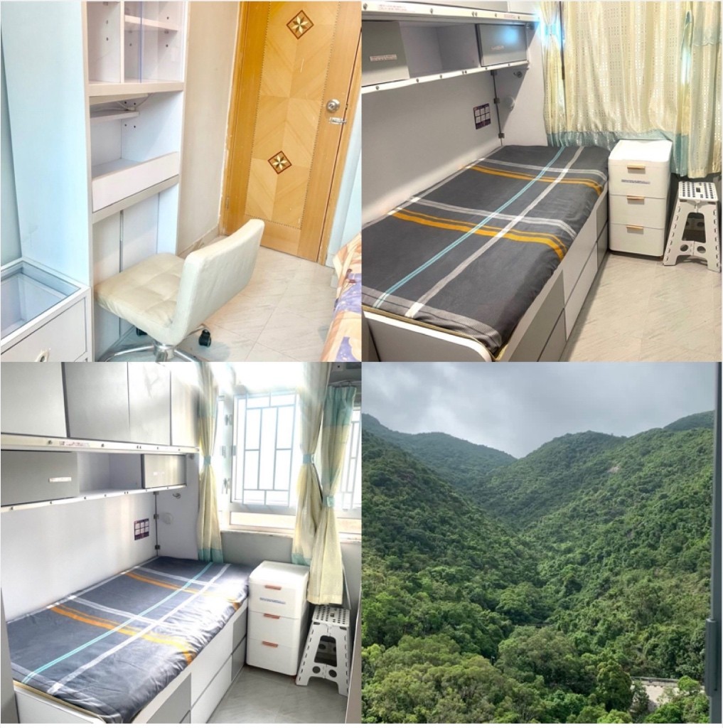 免佣金向南山景傢俬齊全4窗女土單人房 - Sha Tin/Fo Tan - Bedroom - Homates Hong Kong