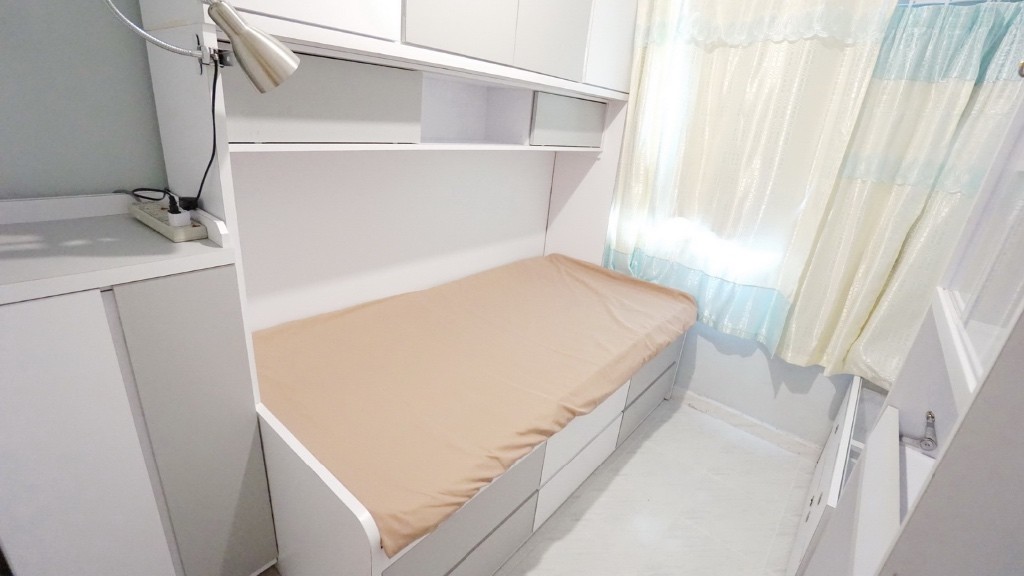 免佣金向南山景傢俬齊全4窗女土單人房 - Sha Tin/Fo Tan - Bedroom - Homates Hong Kong