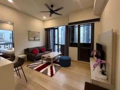 Fully Furnished Studio Unit For Rent at Tropez Residence - Persiaran Danga Perdana, Danga Bay, 80200 Johor Bahru, Johor Darul Ta'zim