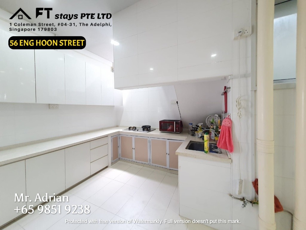 Eng Hoon - Near Tiong Bahru / Outram Park /Redhill /Chinatown MRT /Available 01 November - Tiong Bahru - Bedroom - Homates Singapore
