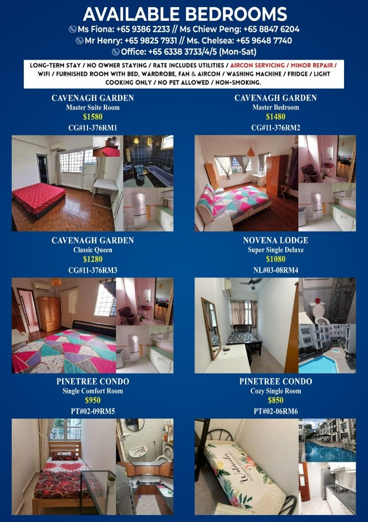 Common Room/No Owner Staying/No Agent Fee/Allowed Cooking/No Pets Allowed/Near Somerset MRT, Fort Canning MRT, Dhoby Ghaut, and Great World MRT/  Available Immediate - River Valley 裡峇峇利 - 分租房間 - Homates 新加坡