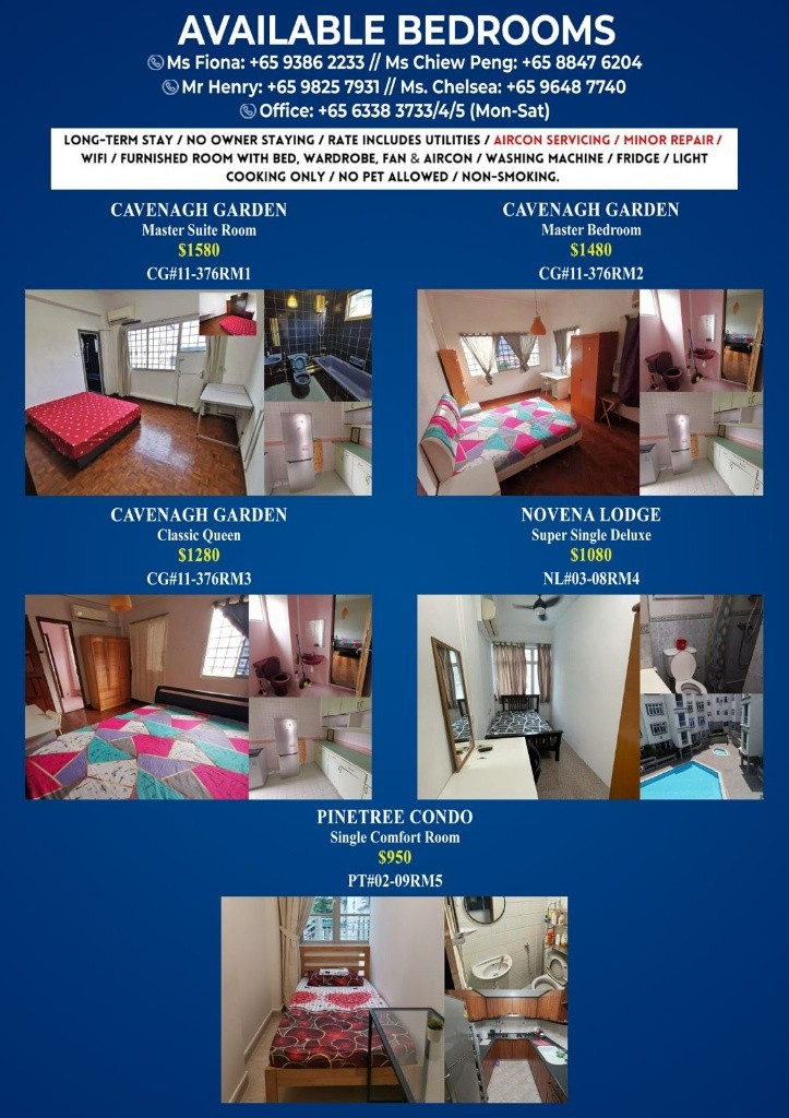 Available 02 Jan - Common Room/Strictly Single Occupancy/Wifi/ Air-con/no Owner Stayin/No Agent Fee/Cooking allowed/Near Braddell MRT/Marymount MRT/Caldecott MRT - Ang Mo Kio 宏茂橋 - 分租房間 - Homates 新加坡