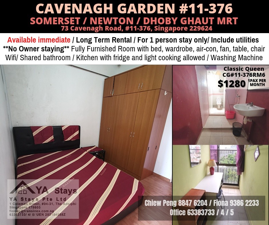 Near Somerset MRT / Dhoby Gaut Mrt / Orchard / Common Room for Rent/ Available Immediate/ No Agent Fee - Newton 紐頓 - 分租房間 - Homates 新加坡