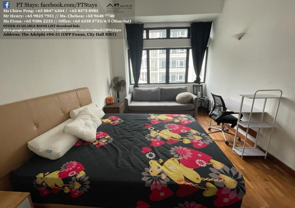 Master room/Long term rental/For 1-2 person stay only/no Owner Stayon/No Agent Fee/Cooking allowed/ Near Somerset MRT / Orchard MRT / Fort Canning MRT/ Available 12 Dec - River Valley 裡峇峇利 - 分租房間 - Homates 新加坡