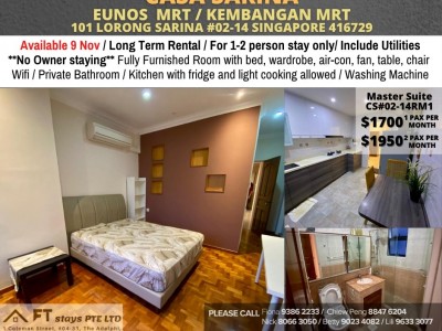 Casa Sarina CS#02-14RM1 - 101 LORONG SARINA #02-14 SINGAPORE 416729