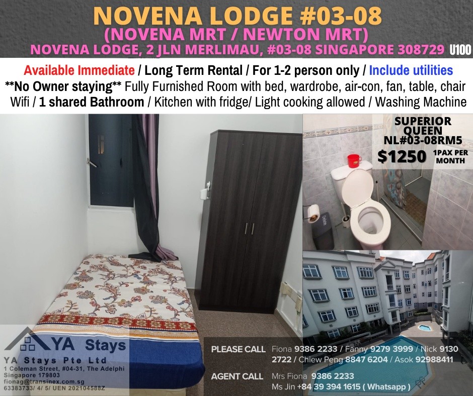 Available Immediate/Common Room/Wi-Fi/No owner staying/No Agent Fee/Cooking allowed/Near Toa Payoh/Novena MRT - Novena 諾維娜 - 分租房間 - Homates 新加坡