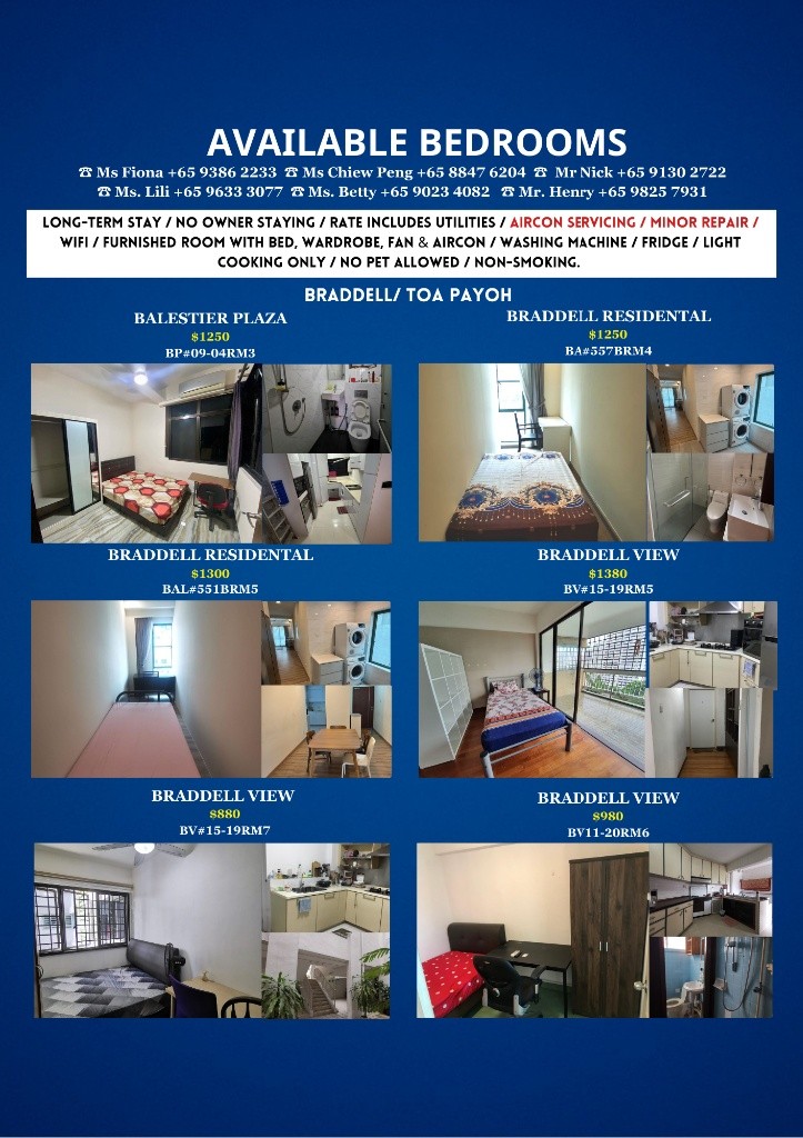 Available﻿ IMMEDIATELY - Common Room/Include Utilities/Wifi/Aircon/No Agent Fee/Light Cooking Allowed/Washing Machine - Toa Payoh 大巴窑 - 分租房间 - Homates 新加坡