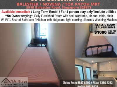 Homates Singapore - Toa Payoh - 551 Balestier Road, Singapore 329868
