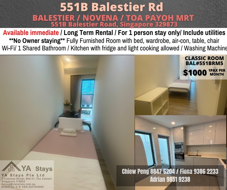 Available﻿ Immediately - Common Room/Include Utilities/Wifi/Aircon/No Agent Fee/Light Cooking Allowed/Washing Machine - Toa Payoh 大巴窑 - 分租房间 - Homates 新加坡
