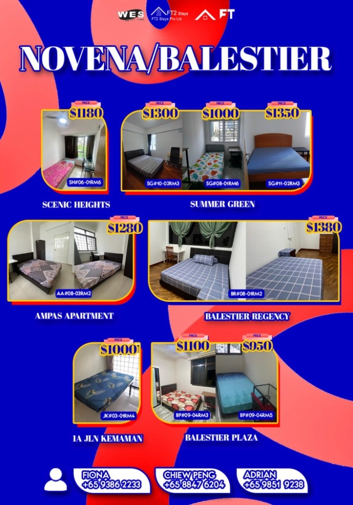 Available﻿ Immediately - Common Room/Include Utilities/Wifi/Aircon/No Agent Fee/Light Cooking Allowed/Washing Machine - Toa Payoh 大巴窑 - 分租房间 - Homates 新加坡