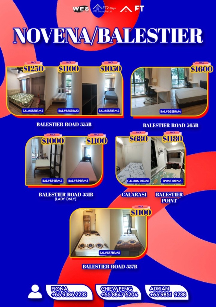 Available﻿ Immediately - Common Room/Include Utilities/Wifi/Aircon/No Agent Fee/Light Cooking Allowed/Washing Machine - Toa Payoh 大巴窑 - 分租房间 - Homates 新加坡