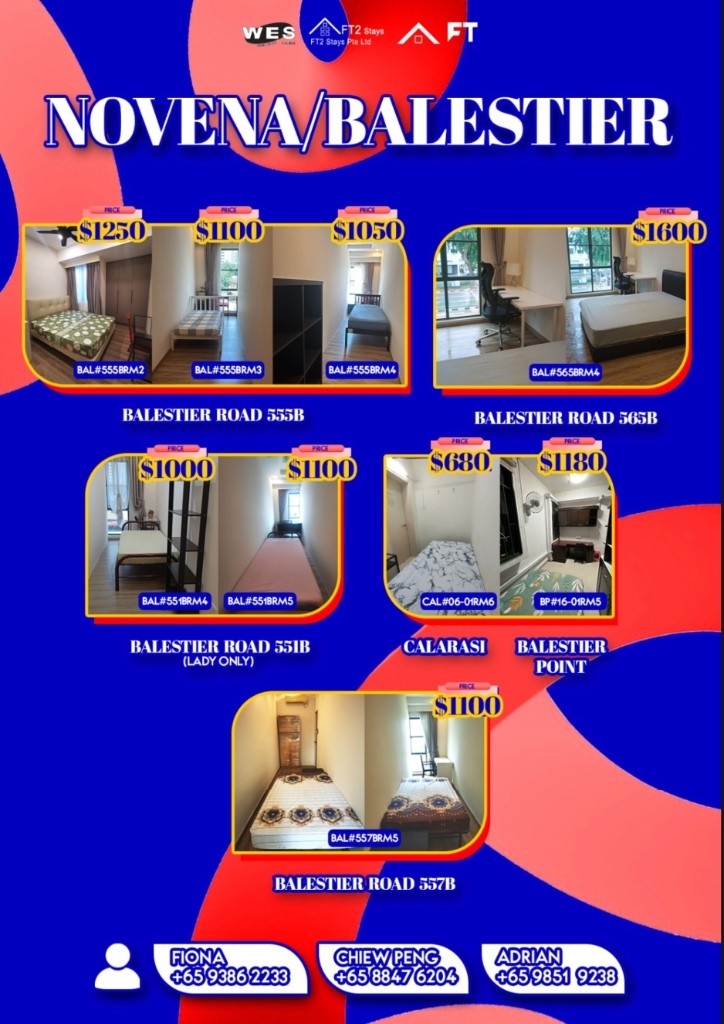 Available﻿ Immediately - Common Room/Include Utilities/Wifi/Aircon/No Agent Fee/Light Cooking Allowed/Washing Machine - Toa Payoh 大巴窑 - 分租房间 - Homates 新加坡