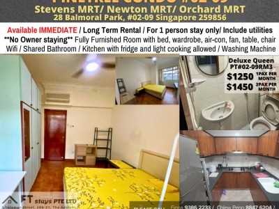 Available Immediately﻿  - Common Room/Include Utilities/Wifi/Aircon/No Agent Fee/Light Cooking Allow ed/Washing Machine - 28 Balmoral Park, #02-09 Singapore 