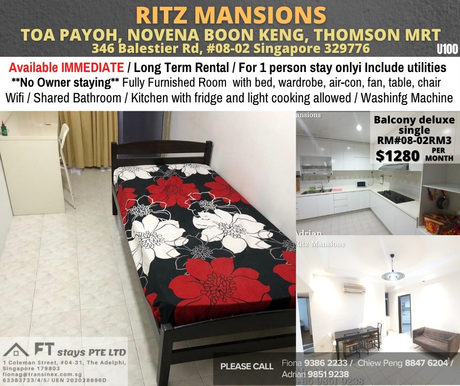 Room for rent / Toa Payoh, Novena / Common room / 1pax stay / Available Immediately  - Novena - Bedroom - Homates Singapore