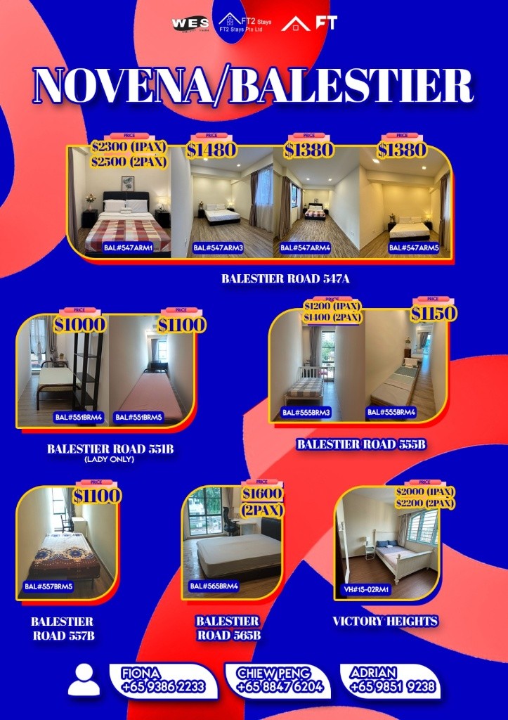 Room for rent / Toa Payoh, Novena / Common room / 1pax stay / Available Immediately  - Novena - Bedroom - Homates Singapore