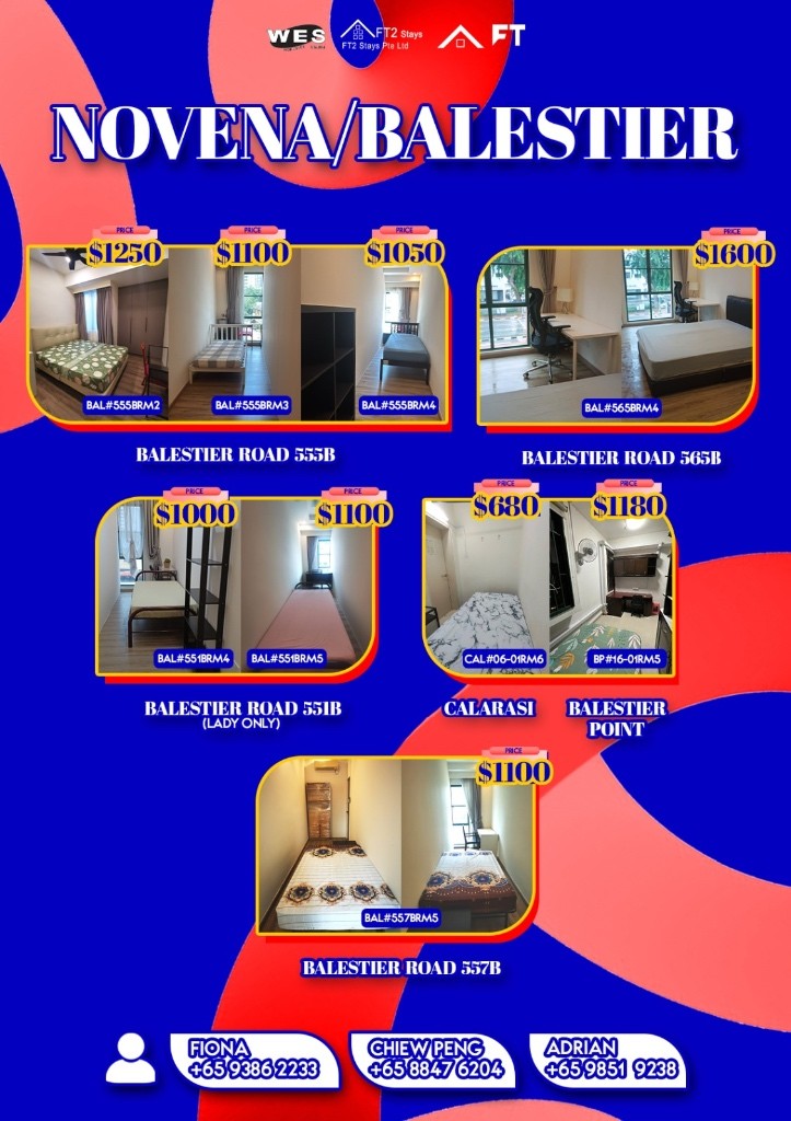 Available﻿ Immediately - Master Room/Include Utilities/W ifi/Aircon/No Agent Fee/Light Cooking Allowed/Washing Machine - Toa Payoh - Flat - Homates Singapore