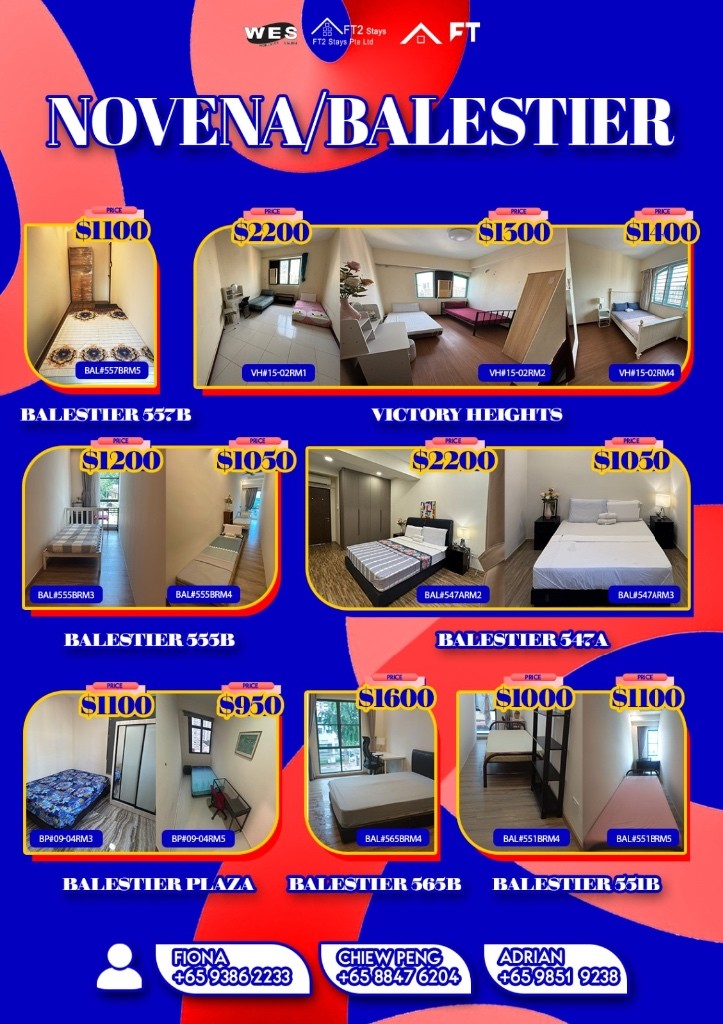 Available﻿ Immediately - Common Room/Include Utilities/Wifi/Aircon/No Agent Fee/Light Cooking Allowed/Washing Machine - Toa Payoh 大巴窯 - 整個住家 - Homates 新加坡