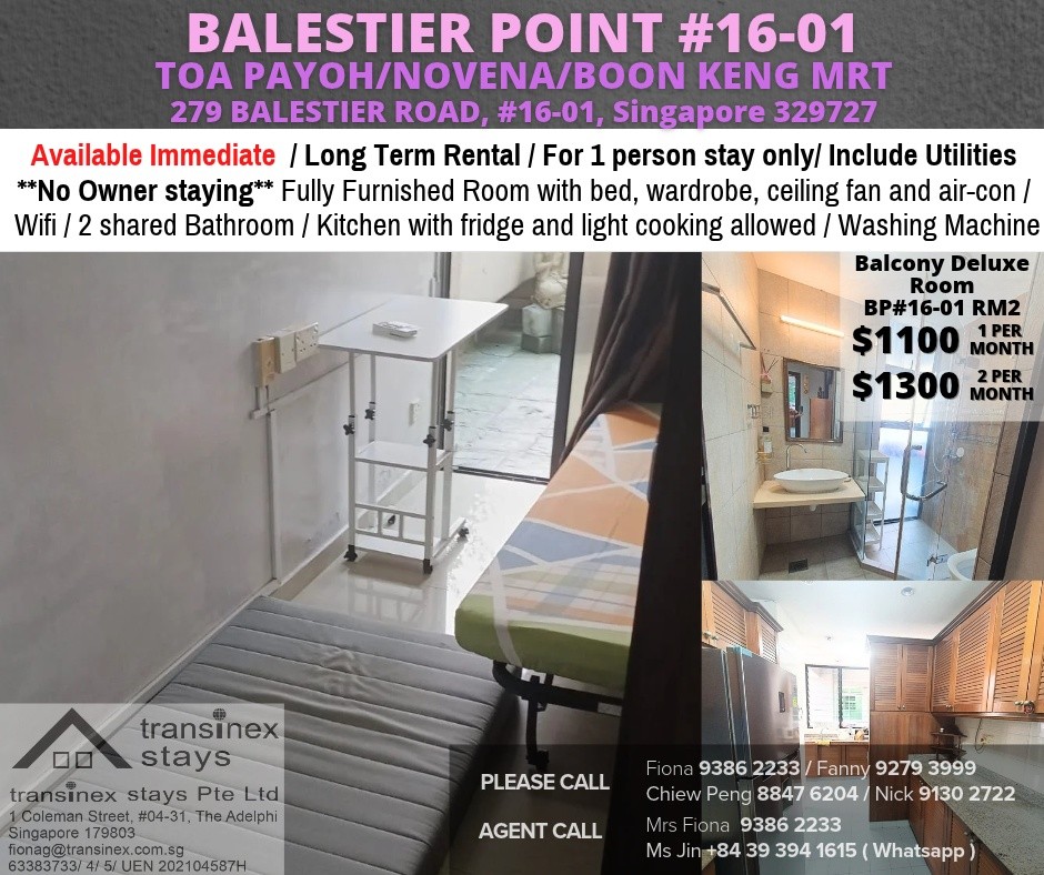 Room for rent / TOA PAYOH / Common room / 1-2 pax stay / Available immediate - Toa Payoh - Bedroom - Homates Singapore