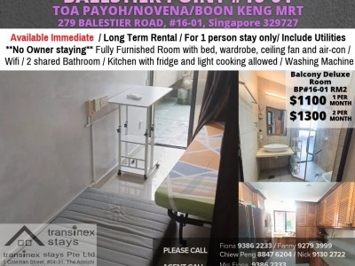 Singapore -  - 279 BALESTIER ROAD, #16-01, Singapore 329727 