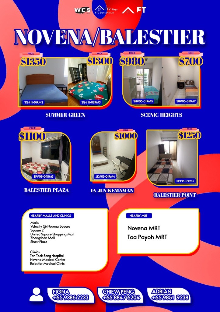 Room for Rent/4 Jalan Ampas , Singapore 329505/ For 1 pax/ Available 16 Aug - Toa Payoh - Flat - Homates Singapore