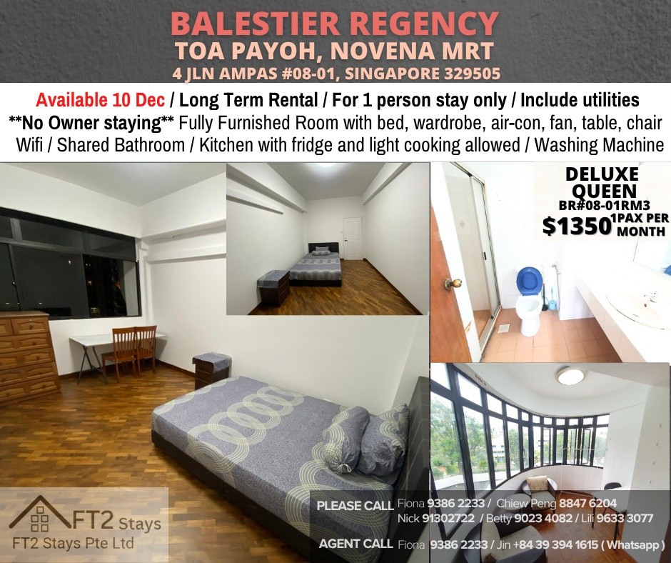 Room for rent / 4 Jln Ampas - Toa Payoh - Flat - Homates Singapore