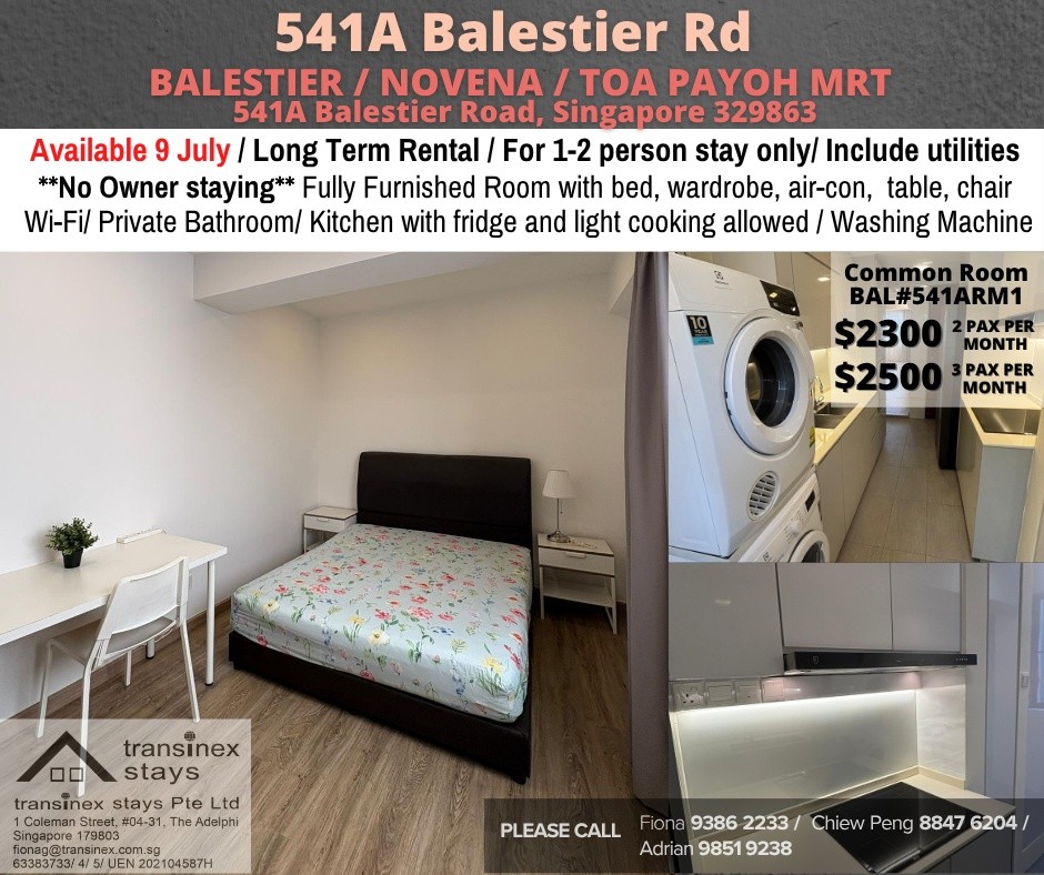 📍Condo Common Room at Balestier -  Available Jul 9 - Novena - Flat - Homates Singapore