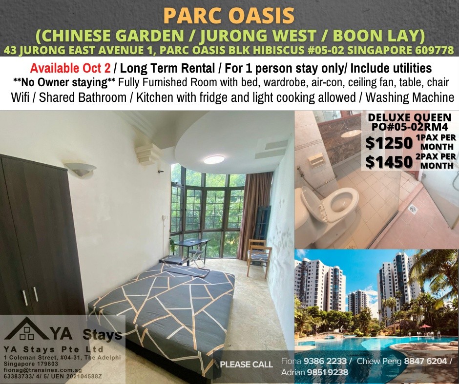 Room for rent / Jurong West / Common room / 1pax stay / Available Oct 2 - Jurong West - Bedroom - Homates Singapore
