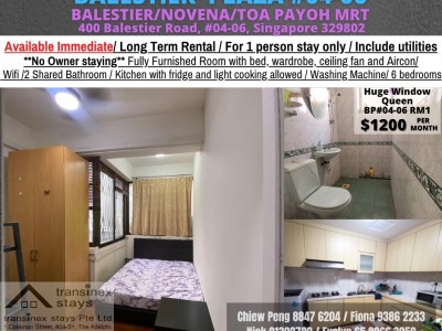 Homates Singapore - Novena - 400 Balestier Road, #04-06, Singapore 329802