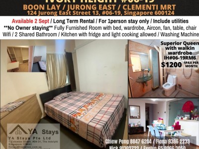 Homates Singapore - Jurong East - 124 Jurong East Street 13, #06-19, Singapore 600124