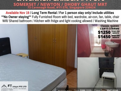 Homates Singapore - Somerset - 73 Cavenagh Road, #11-376, Singapore 229624