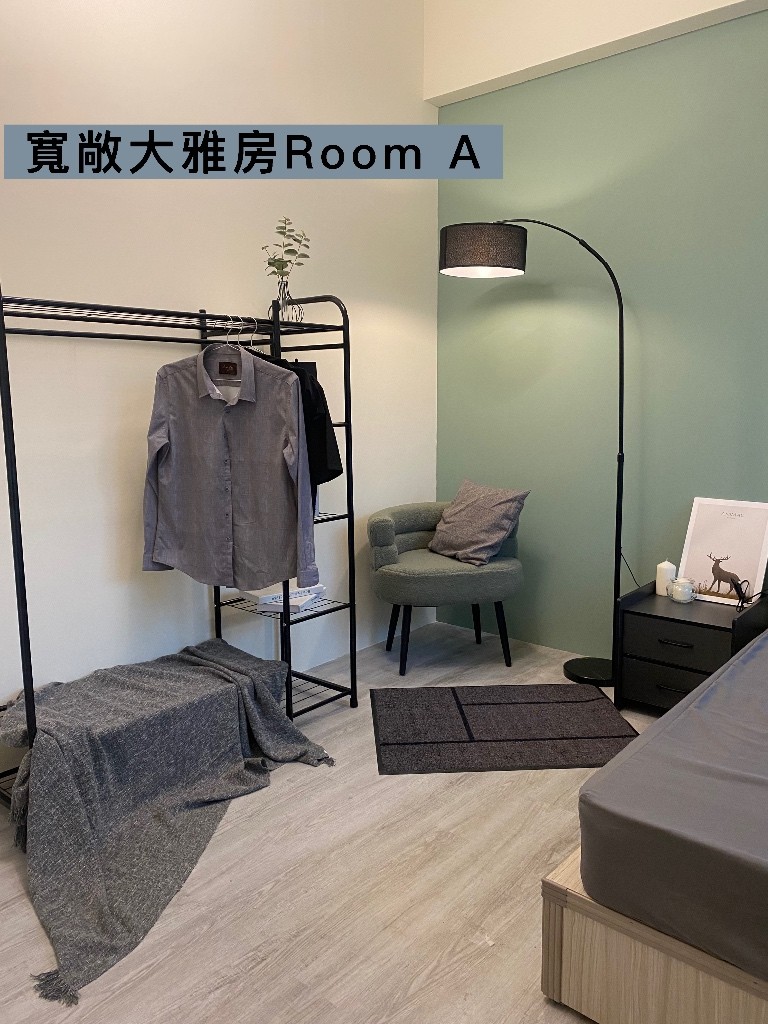 全新裝潢鐵道路共享公寓 - East - Bedroom - Homates Taiwan