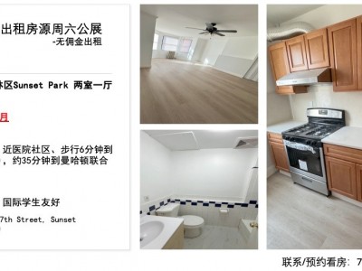 纽约布鲁克林 (Sunset Park) 生活便利社区两室一厅一卫整套 - 227 57th Street,New York,NY 11220