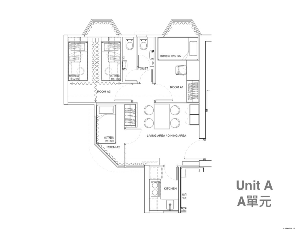 香港大學站合租單人間 Single Room in a Shared Flat at HKU Station - 西區 - 房間 (合租／分租) - Homates 香港