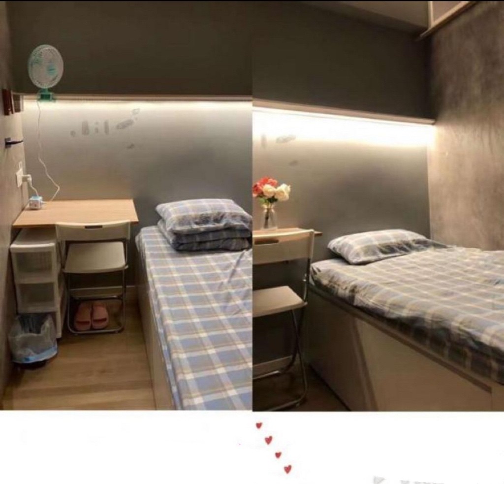 悅居宿舍 - Jordan/Tsim Sha Tsui - Bedroom - Homates Hong Kong