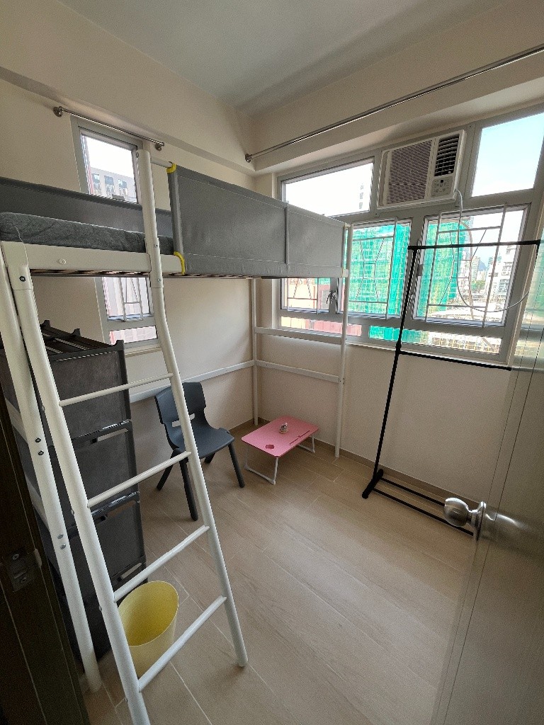 whtsapp 665029.75 兩房單位一空房 287呎 全新裝修 旺角 分租 合租 性別不限 高層有𨋢 包水電 三面大窗 空氣流通 四通八達 乾淨安靜 - 旺角/油麻地 - 房间 (合租／分租) - Homates 香港