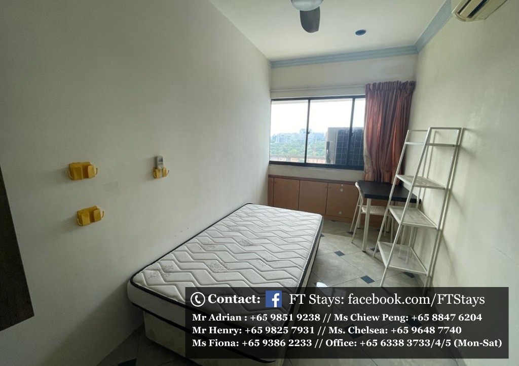 Room Available - QUEENSWAY TOWER - Queenstown - Bedroom - Homates Singapore