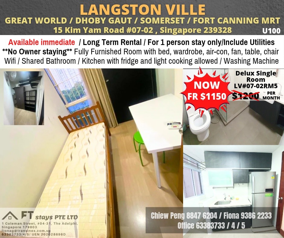 Room Available - LANGSTON VILLE - Newton - Flat - Homates Singapore