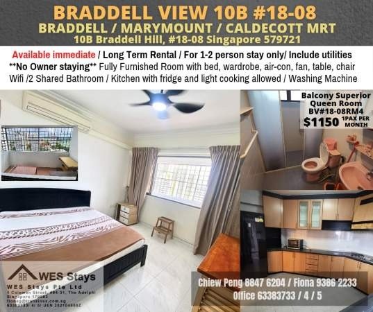 Room For Rent - Near Marymount MRT - Braddell - Flat - Homates Singapore