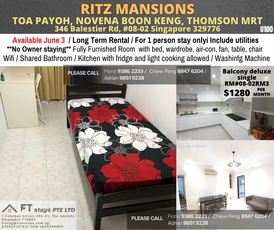 Room for rent / Toa Payoh, Novena / Common room / 1pax stay / Available June 3 - Novena - Bedroom - Homates Singapore